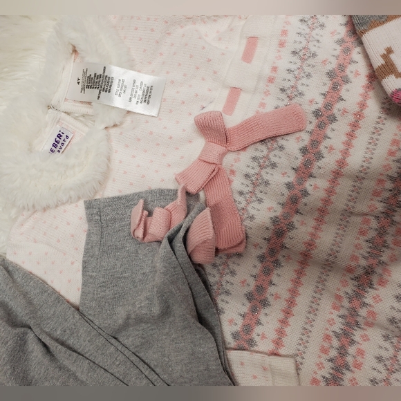 Blueberi Boulevard Pink and Gray Kids Matching Set - Picture 3 of 5